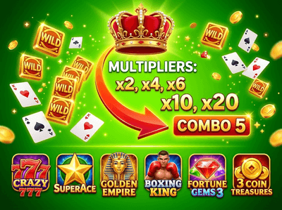 Premium Betson online casino interface with featured games